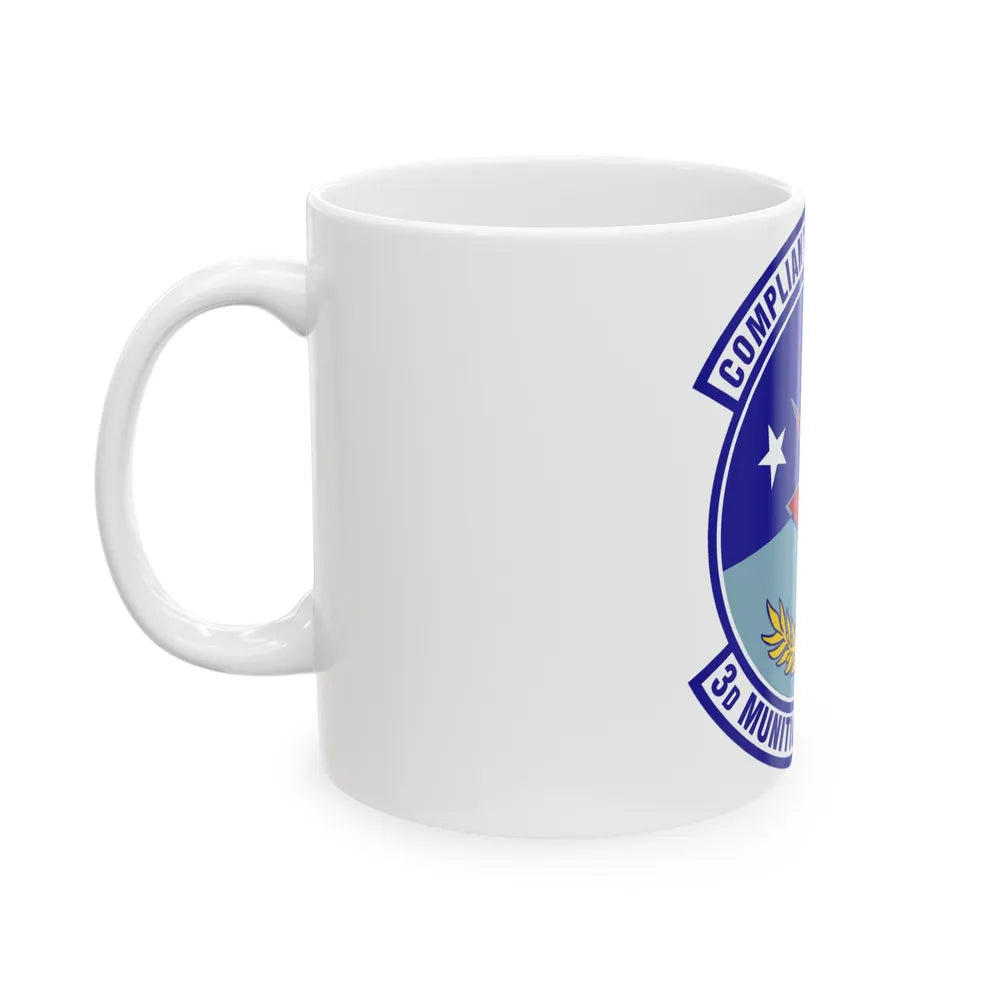 3d Munitions Squadron (U.S. Air Force) White Coffee Mug-Go Mug Yourself