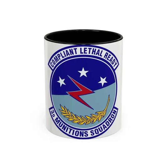 3d Munitions Squadron (U.S. Air Force) Accent Coffee Mug 11oz Black - Go Mug Yourself