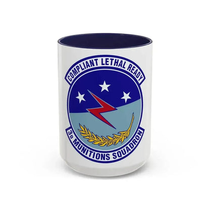 3d Munitions Squadron (U.S. Air Force) Accent Coffee Mug 15oz Navy - Go Mug Yourself