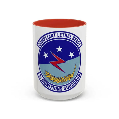 3d Munitions Squadron (U.S. Air Force) Accent Coffee Mug 15oz Red - Go Mug Yourself