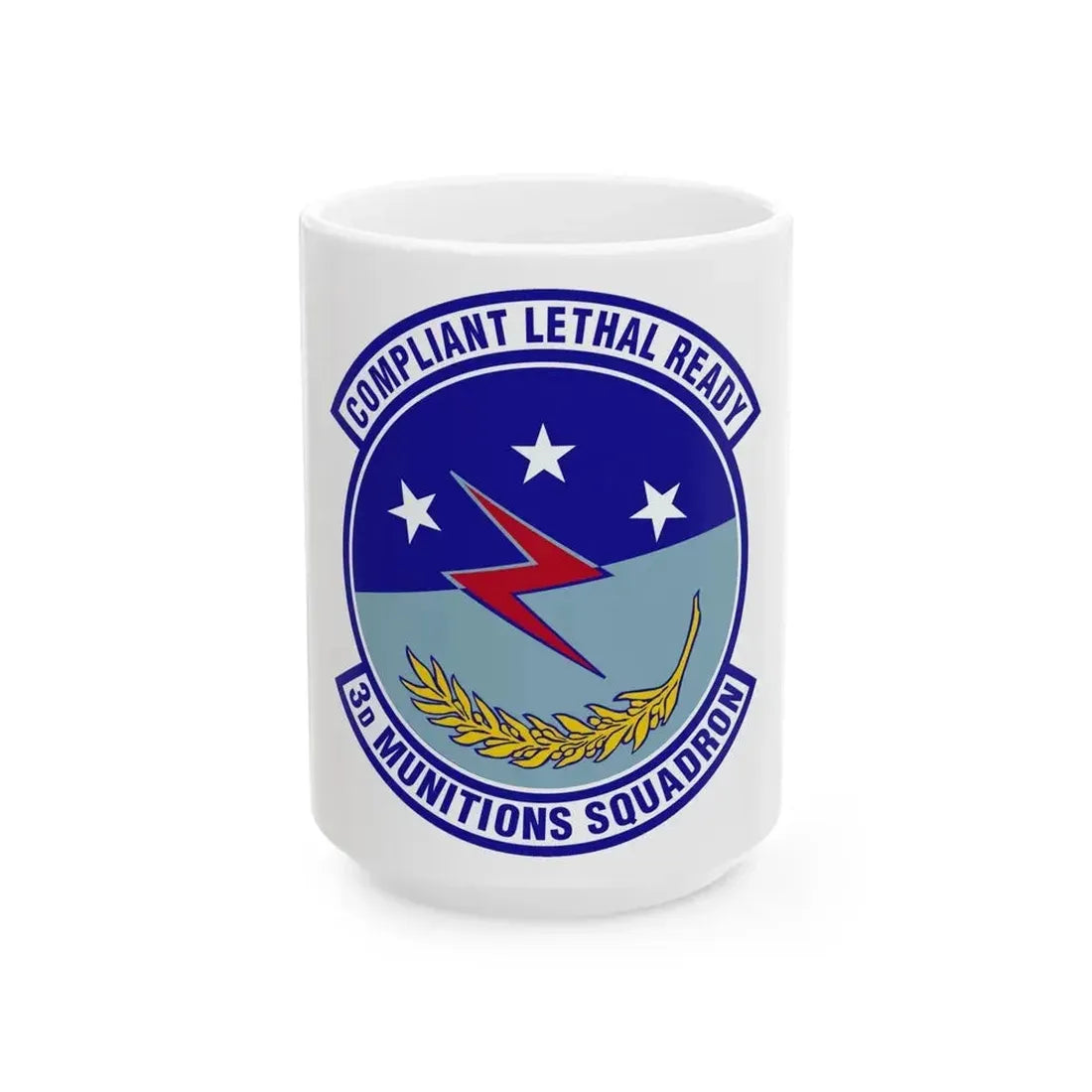 3d Munitions Squadron (U.S. Air Force) White Coffee Mug 15oz - Go Mug Yourself