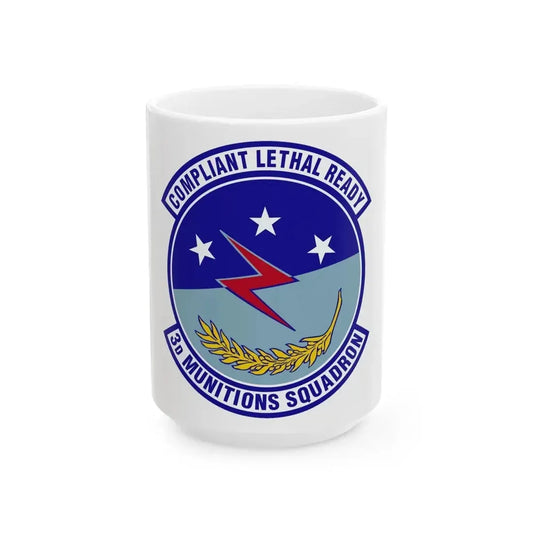 3d Munitions Squadron (U.S. Air Force) White Coffee Mug 15oz - Go Mug Yourself