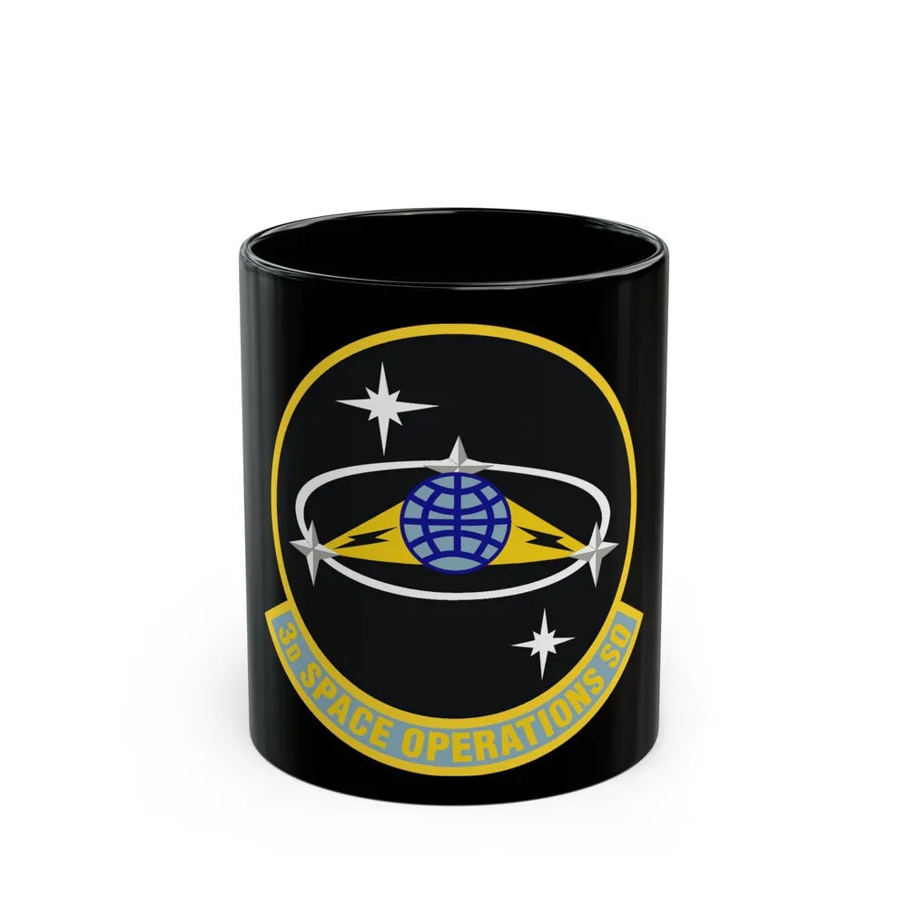 3d Space Operations Squadron (U.S. Air Force) Black Coffee Mug-11oz-Go Mug Yourself