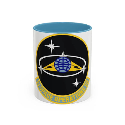 3d Space Operations Squadron (U.S. Air Force) Accent Coffee Mug 11oz Light Blue - Go Mug Yourself