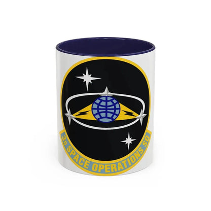 3d Space Operations Squadron (U.S. Air Force) Accent Coffee Mug 11oz Navy - Go Mug Yourself