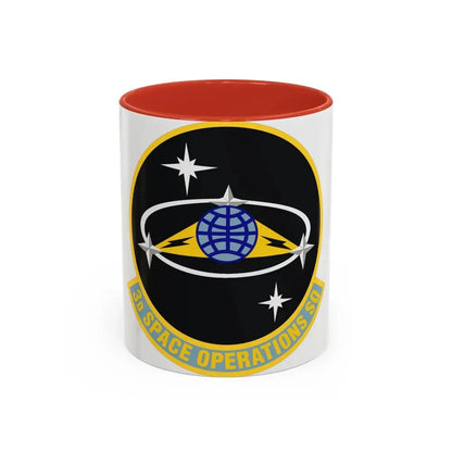 3d Space Operations Squadron (U.S. Air Force) Accent Coffee Mug 11oz Red - Go Mug Yourself