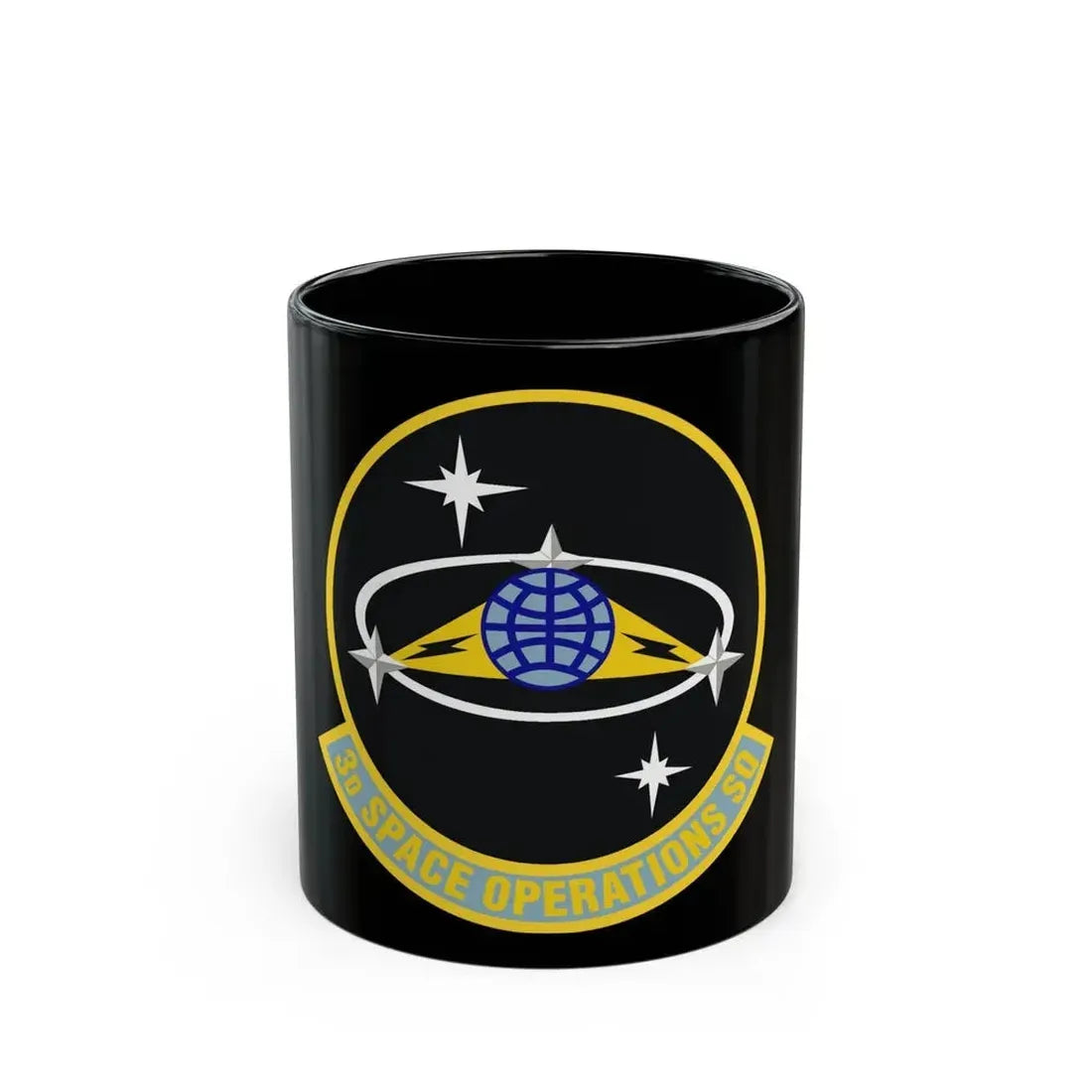 3d Space Operations Squadron (U.S. Air Force) Black Coffee Mug 11oz - Go Mug Yourself
