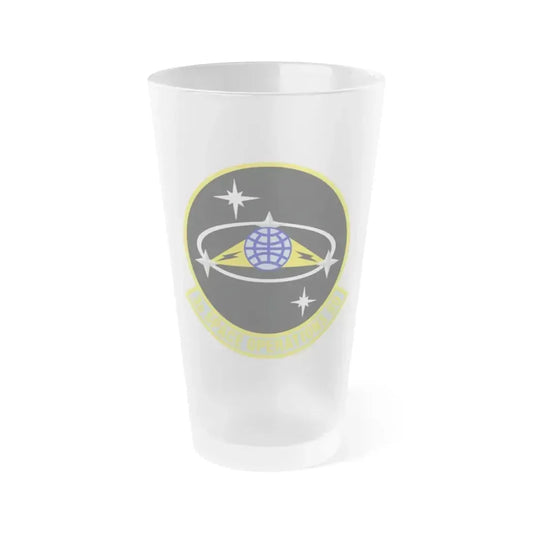 3d Space Operations Squadron (U.S. Air Force) Frosted Pint Glass 16oz 16oz Frosted - Go Mug Yourself