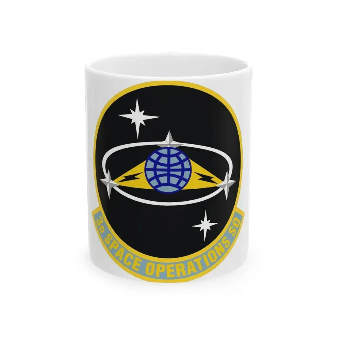 3d Space Operations Squadron (U.S. Air Force) White Coffee Mug - Go Mug Yourself