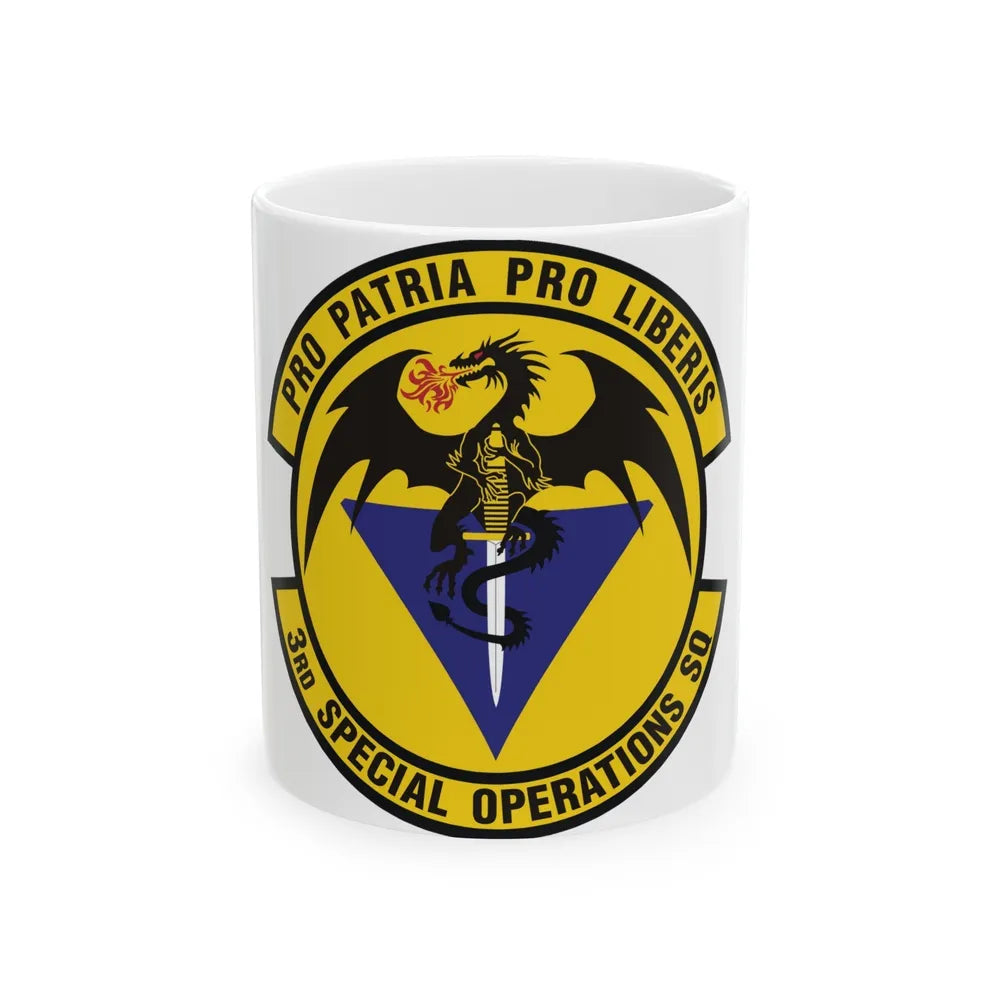 3d Special Operations Squadron (U.S. Air Force) White Coffee Mug-11oz-Go Mug Yourself