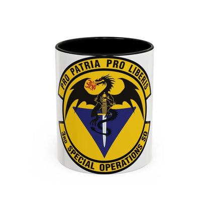 3d Special Operations Squadron (U.S. Air Force) Accent Coffee Mug 11oz Black - Go Mug Yourself