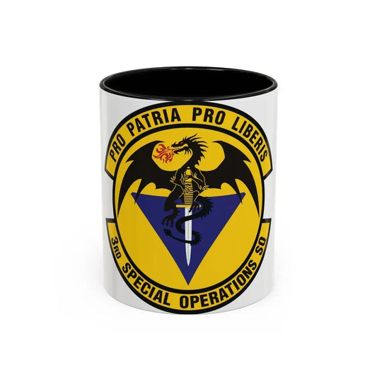 3d Special Operations Squadron (U.S. Air Force) Accent Coffee Mug 11oz Black - Go Mug Yourself