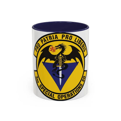 3d Special Operations Squadron (U.S. Air Force) Accent Coffee Mug 11oz Navy - Go Mug Yourself