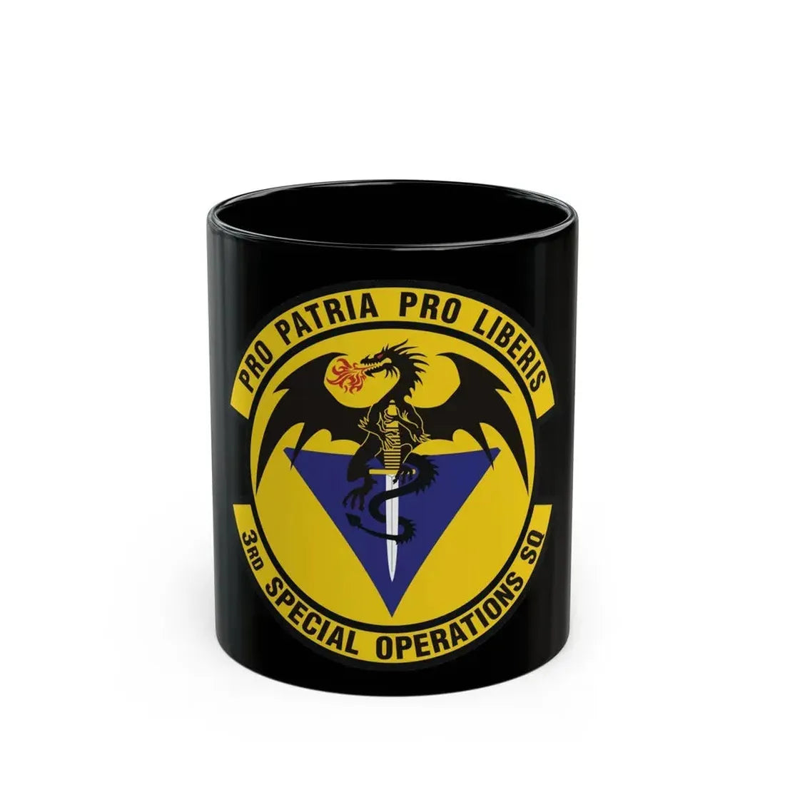 3d Special Operations Squadron (U.S. Air Force) Black Coffee Mug 11oz - Go Mug Yourself