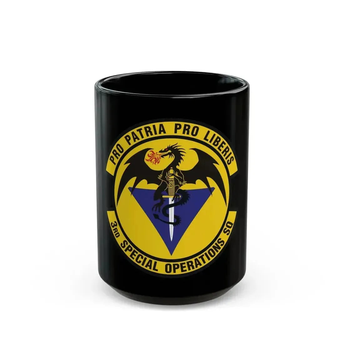 3d Special Operations Squadron (U.S. Air Force) Black Coffee Mug 15oz - Go Mug Yourself