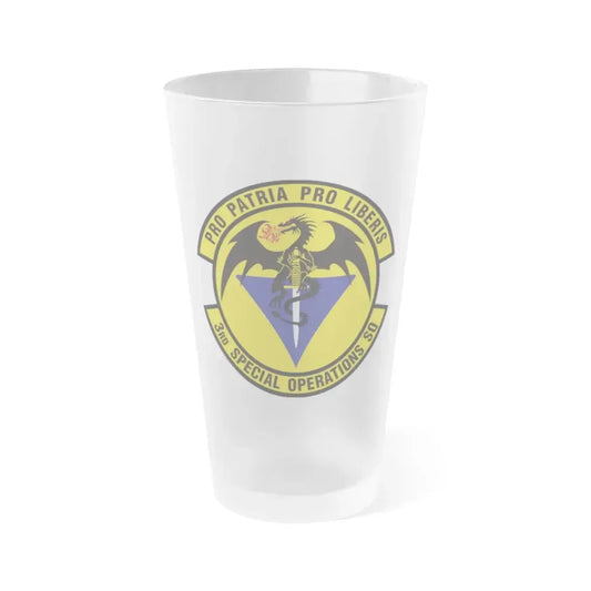 3d Special Operations Squadron (U.S. Air Force) Frosted Pint Glass 16oz 16oz Frosted - Go Mug Yourself