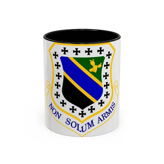3d Wing (U.S. Air Force) Accent Coffee Mug 11oz Black - Go Mug Yourself