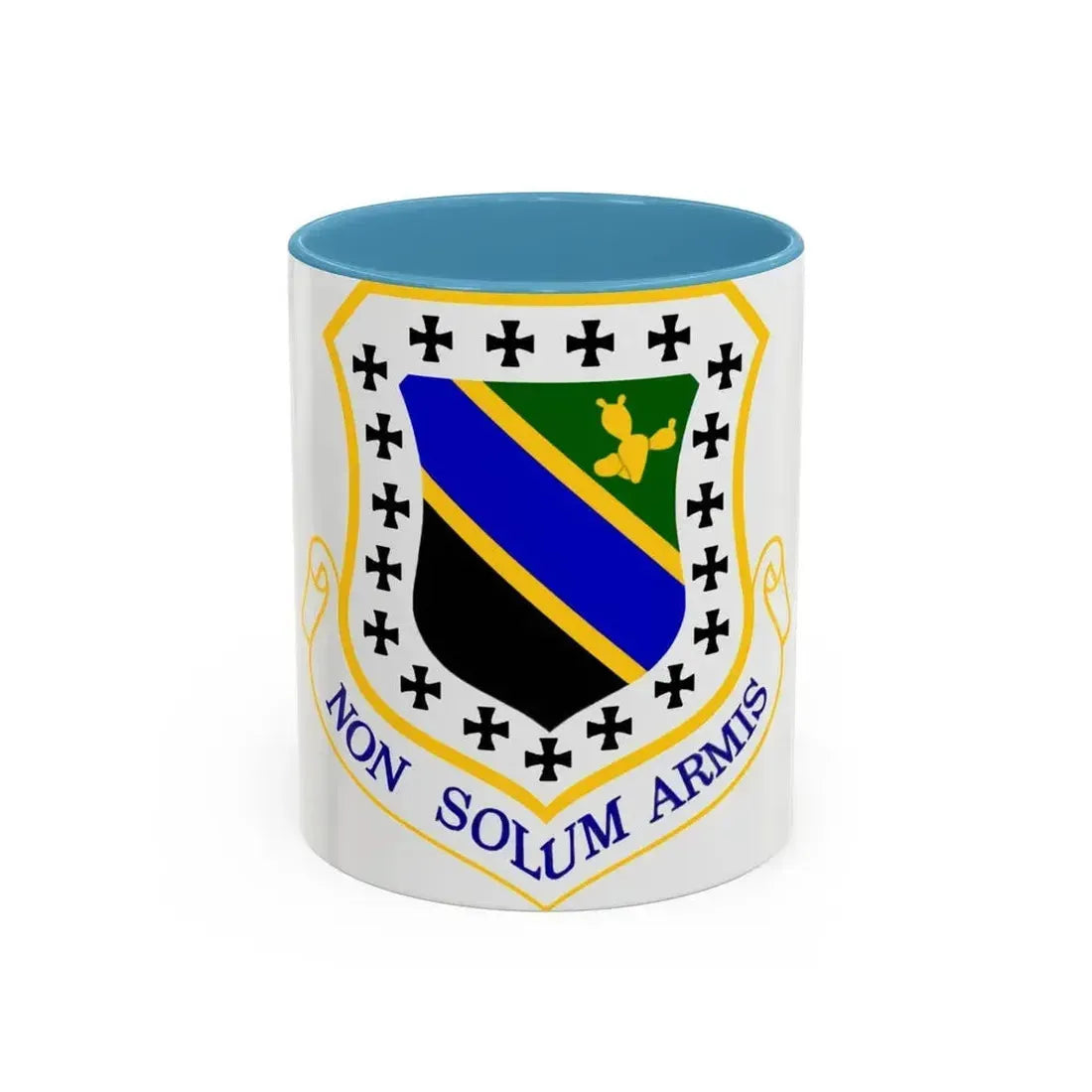 3d Wing (U.S. Air Force) Accent Coffee Mug 11oz Light Blue - Go Mug Yourself