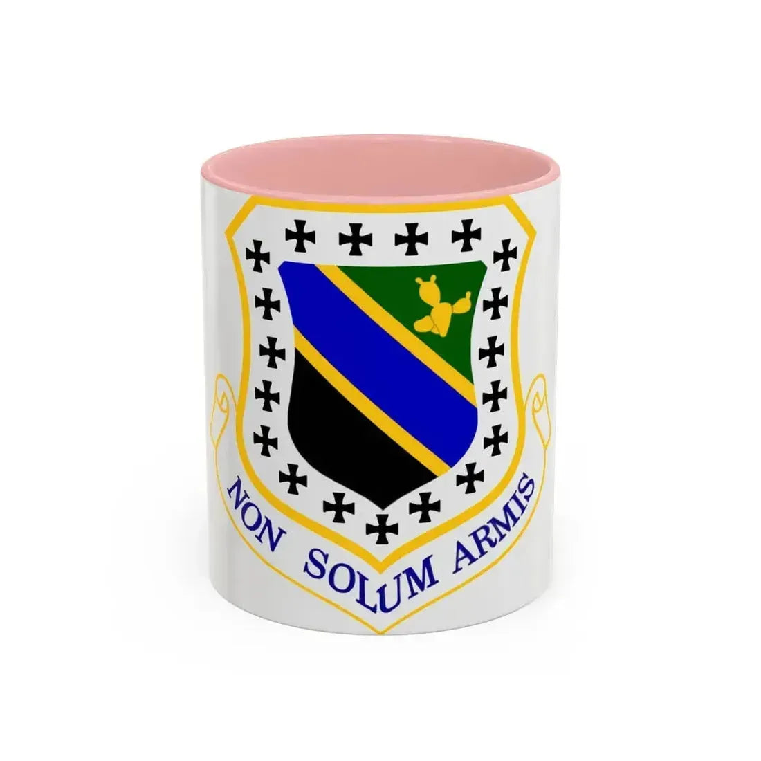 3d Wing (U.S. Air Force) Accent Coffee Mug 11oz Pink - Go Mug Yourself