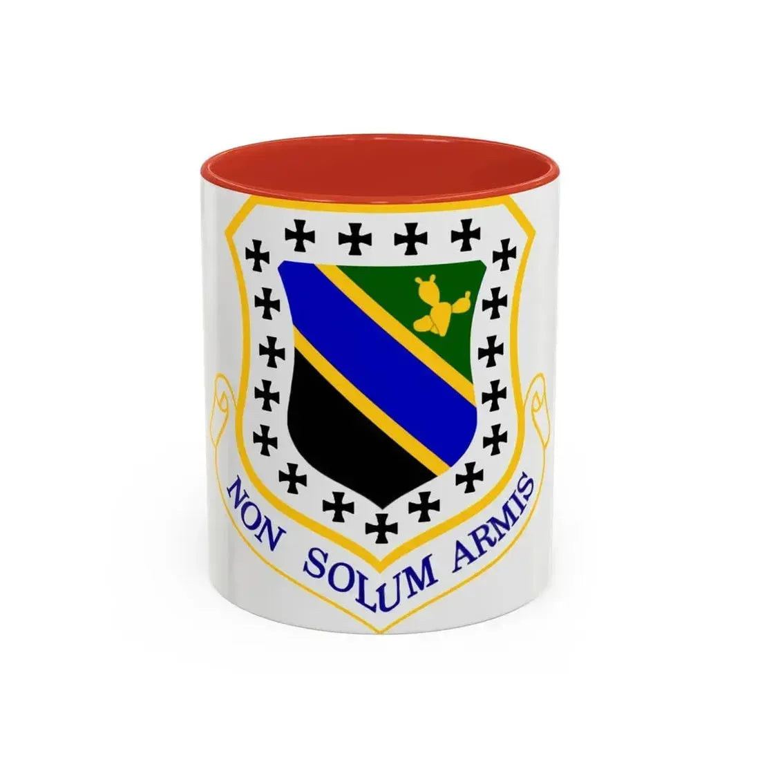 3d Wing (U.S. Air Force) Accent Coffee Mug 11oz Red - Go Mug Yourself