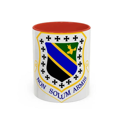 3d Wing (U.S. Air Force) Accent Coffee Mug 11oz Red - Go Mug Yourself