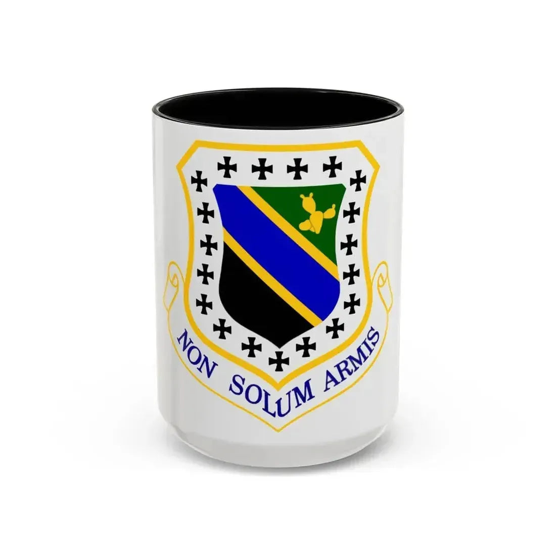 3d Wing (U.S. Air Force) Accent Coffee Mug 15oz Black - Go Mug Yourself