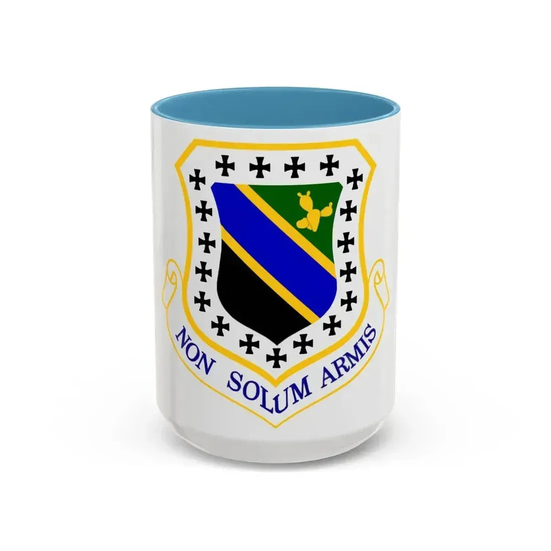 3d Wing (U.S. Air Force) Accent Coffee Mug 15oz Light Blue - Go Mug Yourself