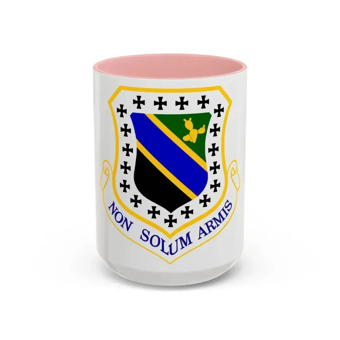 3d Wing (U.S. Air Force) Accent Coffee Mug 15oz Pink - Go Mug Yourself