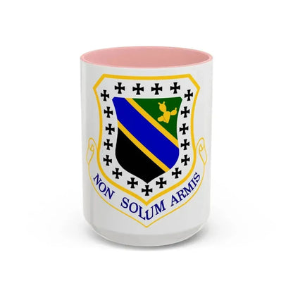 3d Wing (U.S. Air Force) Accent Coffee Mug 15oz Pink - Go Mug Yourself