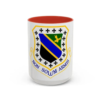 3d Wing (U.S. Air Force) Accent Coffee Mug 15oz Red - Go Mug Yourself