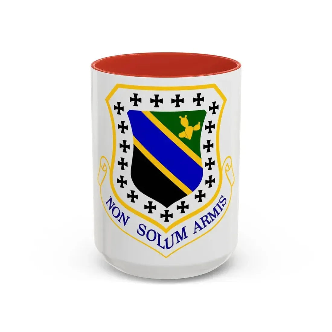 3d Wing (U.S. Air Force) Accent Coffee Mug 15oz Red - Go Mug Yourself