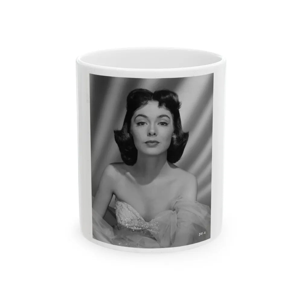 Barbara Rush #153 (Vintage Female Icon) White Coffee Mug-11oz-Go Mug Yourself