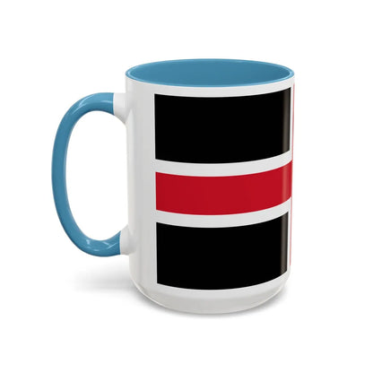 Flag of Durham UK - Accent Coffee Mug-Go Mug Yourself