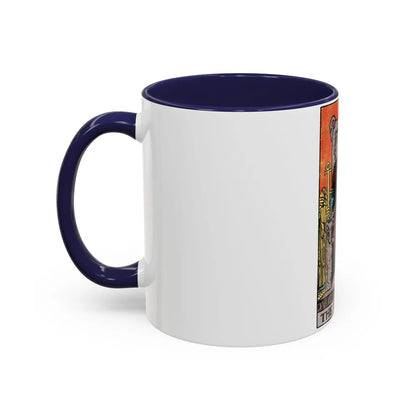 The Emperor (Tarot Card) Accent Coffee Mug-Go Mug Yourself