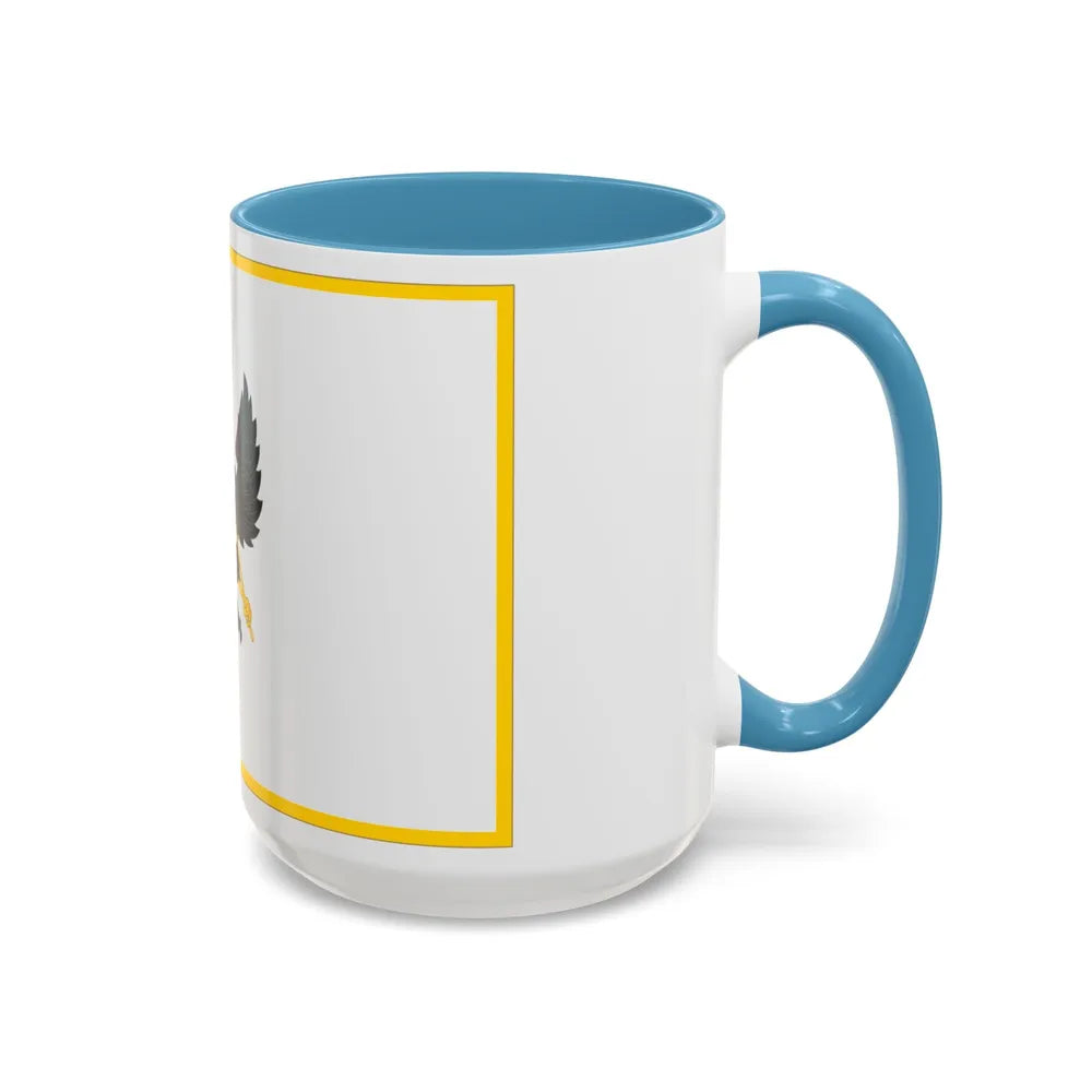 Flag of Chernihiv Ukraine - Accent Coffee Mug-Go Mug Yourself