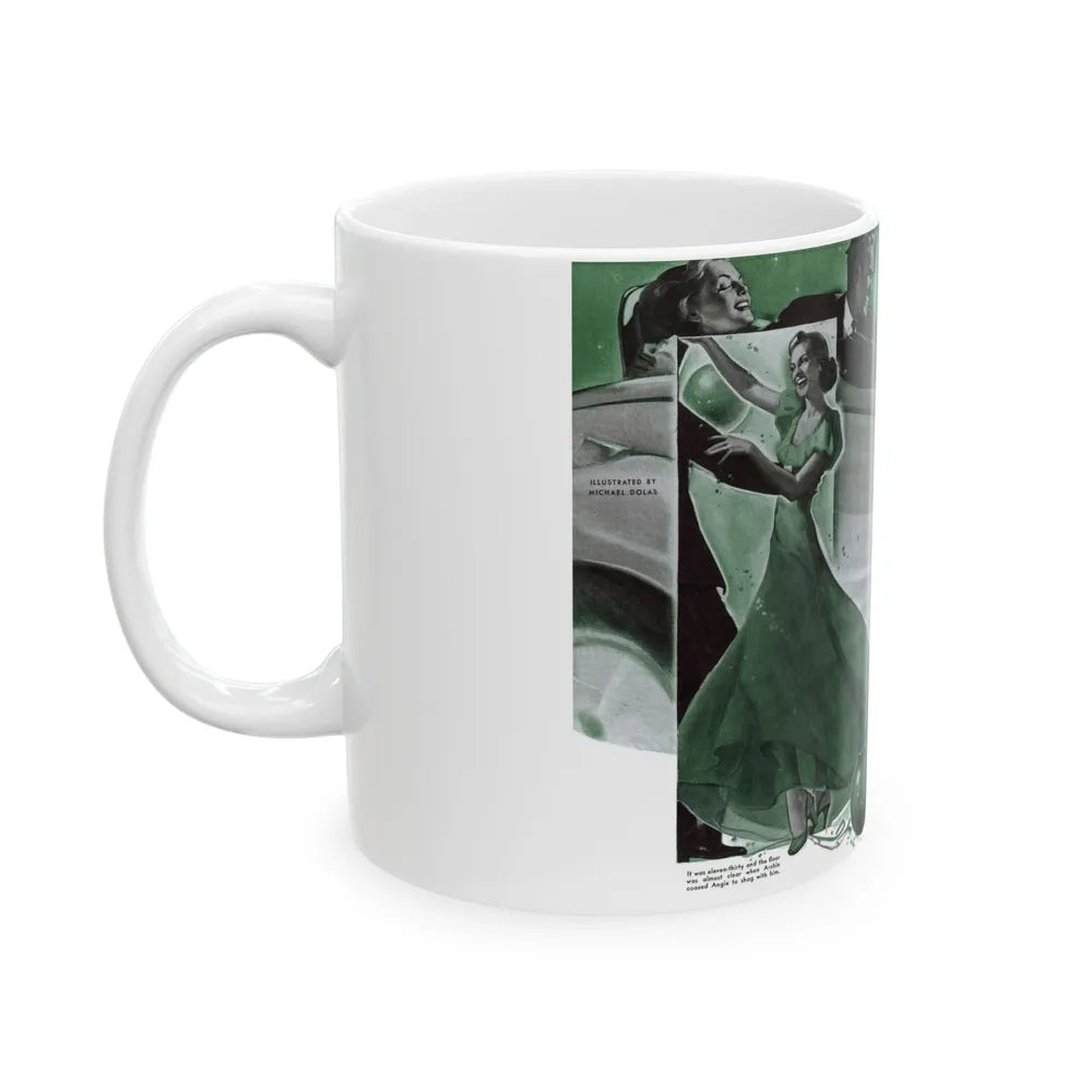 Double Date, Cosmopolitan, June 1939 - White Coffee Mug-Go Mug Yourself