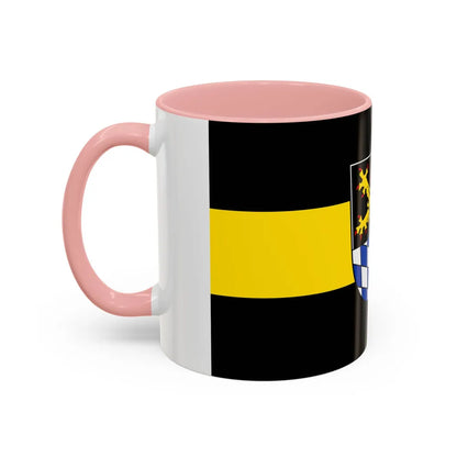 Flag of Amberg Germany - Accent Coffee Mug-Go Mug Yourself