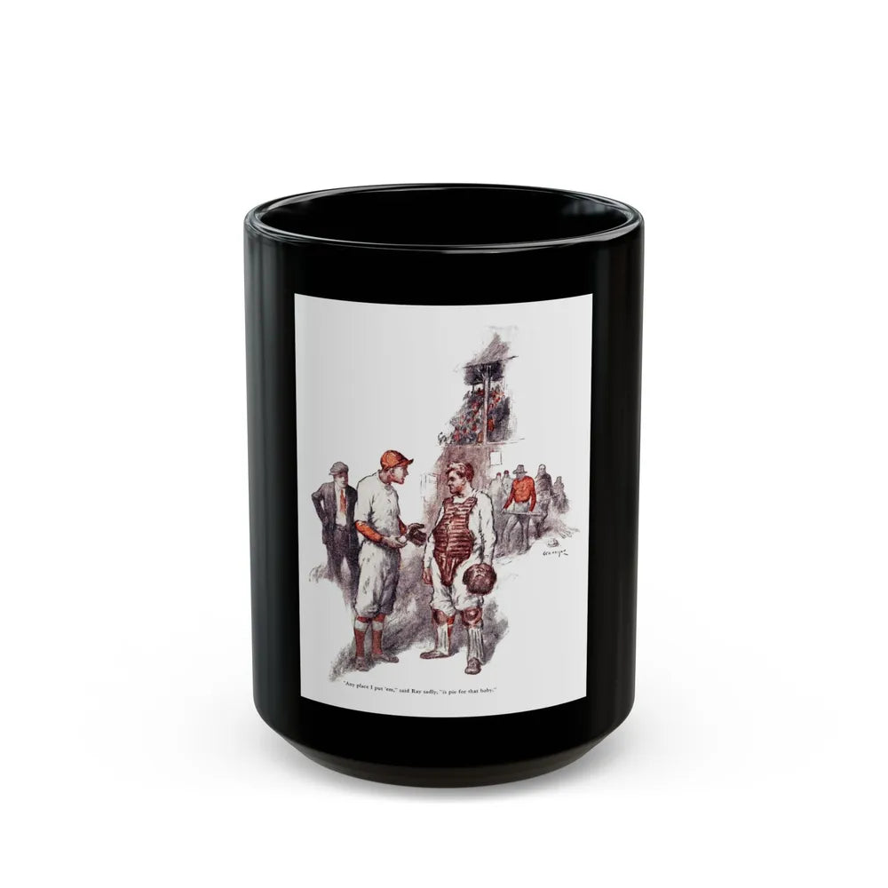 Garry Talks Turkey (1), American Boy, July 1926 - Black Coffee Mug-15oz-Go Mug Yourself