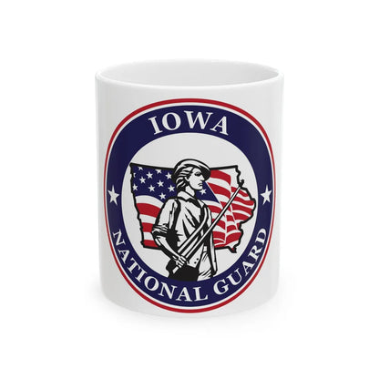 Iowa National Guard - White Coffee Mug-11oz-Go Mug Yourself