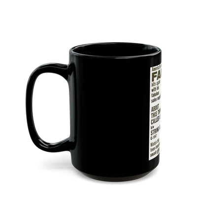 Fabian 1960 (Music Poster) Black Coffee Mug-Go Mug Yourself