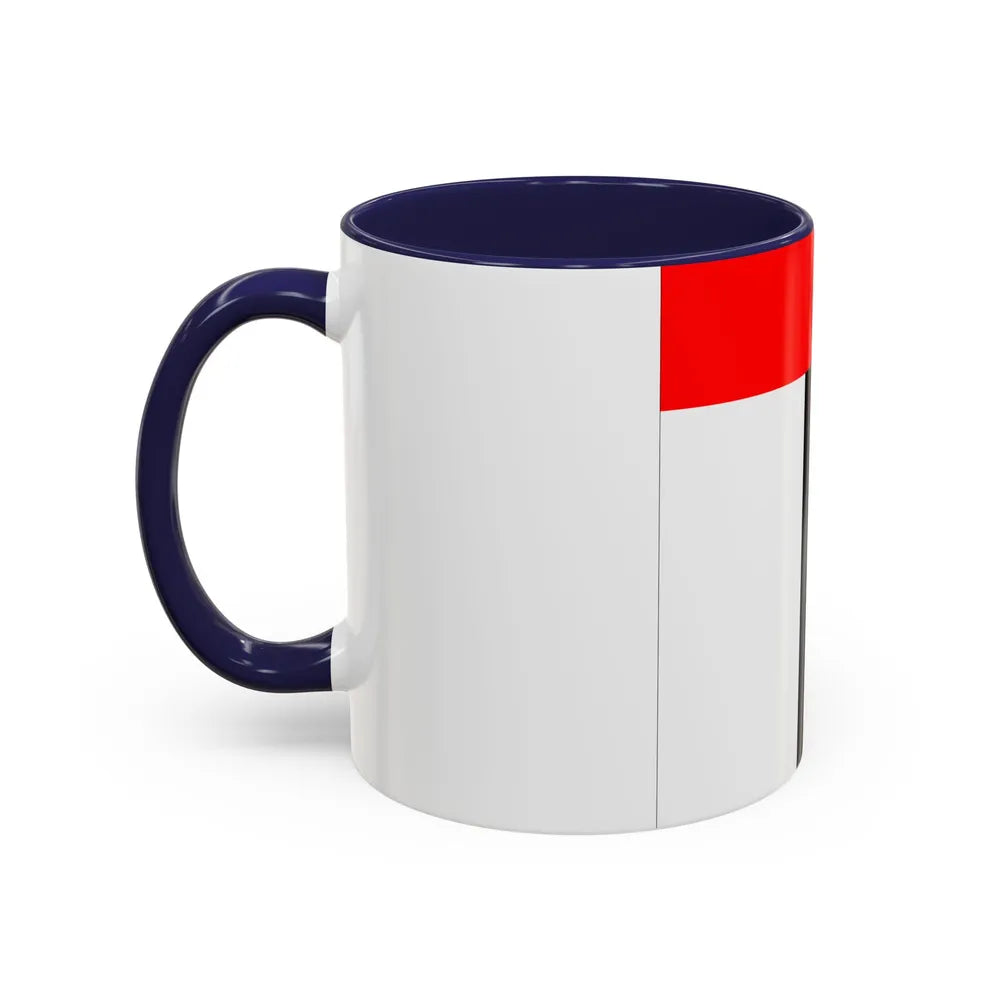 Flag of Baden Switzerland - Accent Coffee Mug-Go Mug Yourself