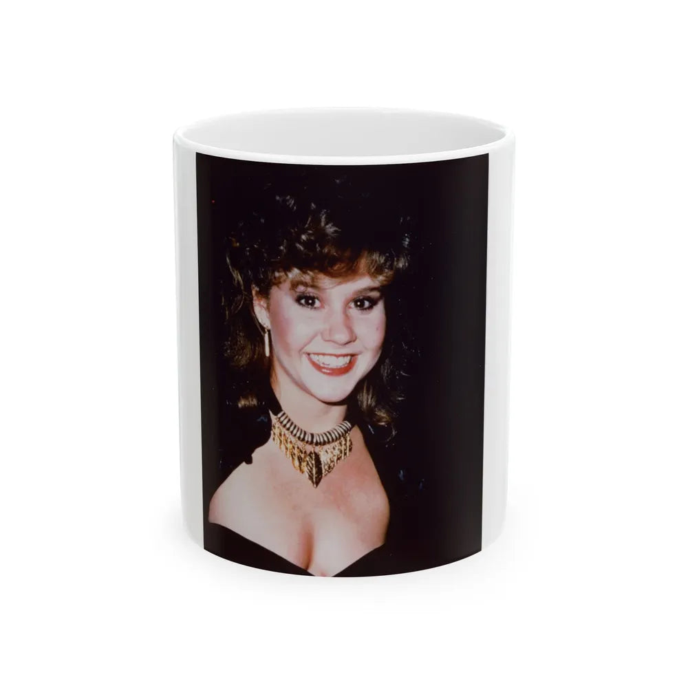 Linda Blair #310 (Vintage Female Icon) White Coffee Mug-11oz-Go Mug Yourself