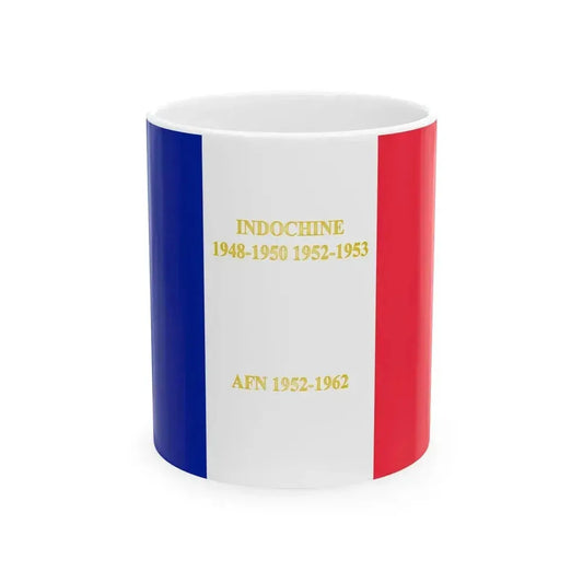 3e regiment parachutistes dinfanterie de marine - drapeau (France) White Coffee Mug 11oz - Go Mug Yourself