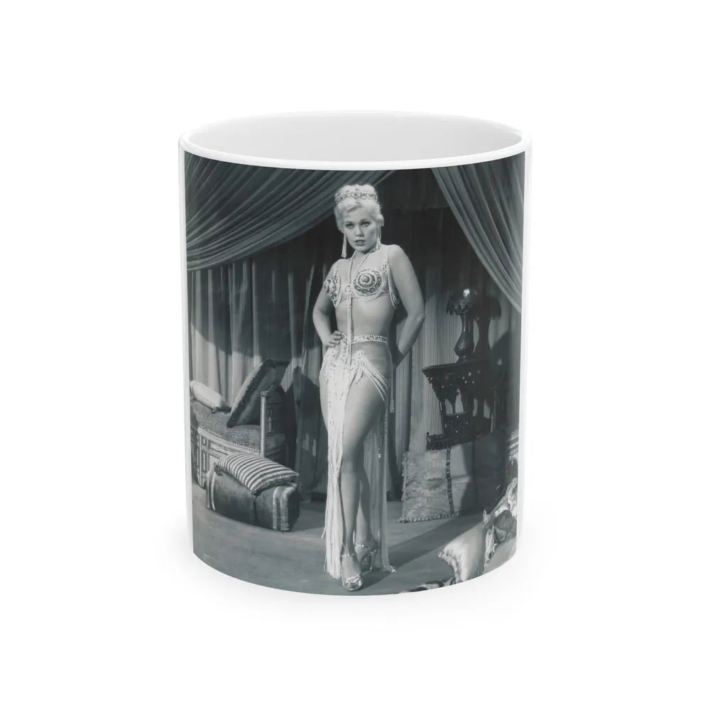 Kim Novak #233 (Vintage Female Icon) White Coffee Mug-11oz-Go Mug Yourself