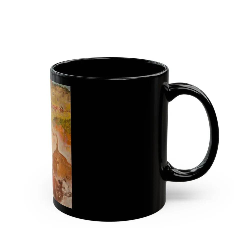 Cattle Driver - Black Coffee Mug-Go Mug Yourself