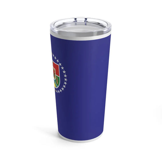 Flag of Luhansk Oblast Ukraine - Tumbler 20oz-20oz-Go Mug Yourself