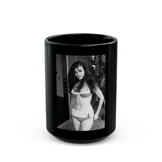 Gila Golan #137 (Vintage Female Icon) Black Coffee Mug-15oz-Go Mug Yourself