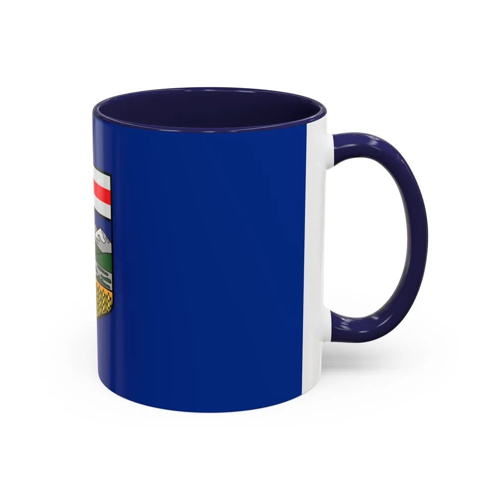 Flag of Alberta Canada - Accent Coffee Mug-Go Mug Yourself