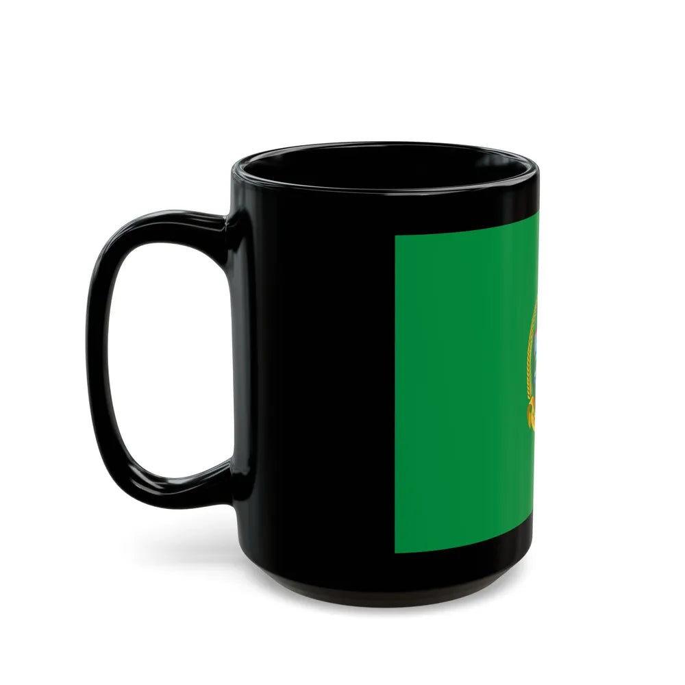 Flag of North Sumatra Indonesia - Black Coffee Mug-Go Mug Yourself