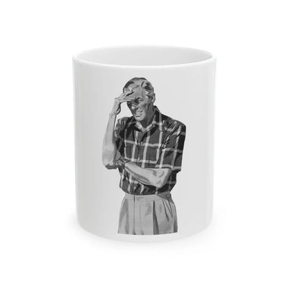 Fashion Illustration, Esquire magazine, 1949 (3) - White Coffee Mug-11oz-Go Mug Yourself